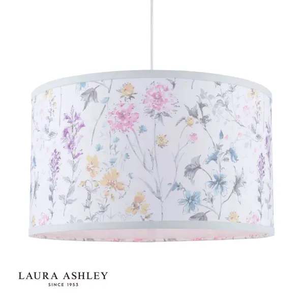 Wild Meadow Multi Coloured Drum Shade