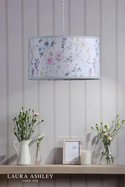Wild Meadow Multi Coloured Drum Shade
