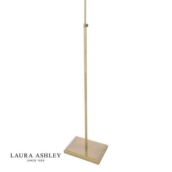 Bartley Antique Brass Floor Lamp C/W Shade
