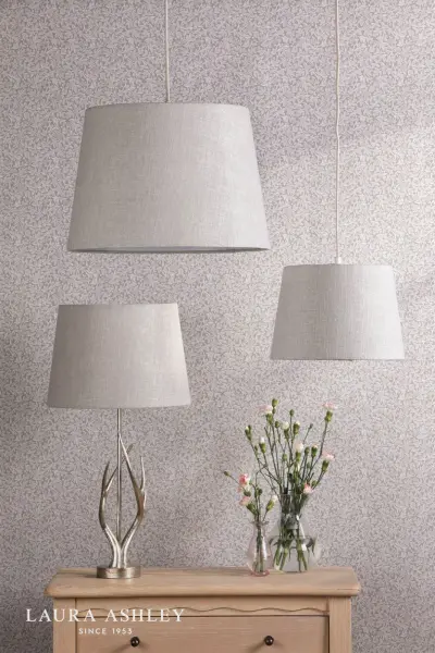 Bacall Natural Linen Empire Shade 400mm/16 inch