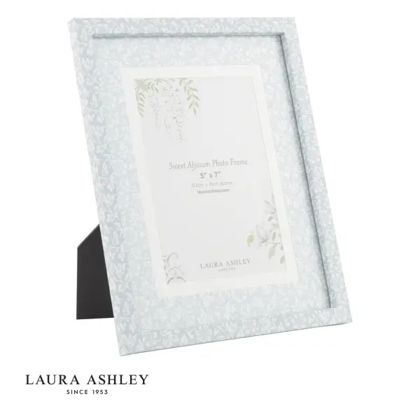 Sweet Alyssum Blue Photo Frame