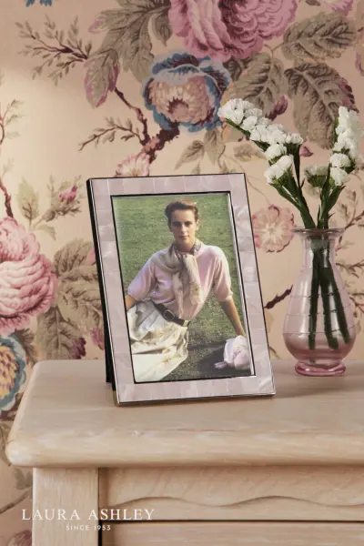 Whitford Pink & Polished Nickel Photo Frame