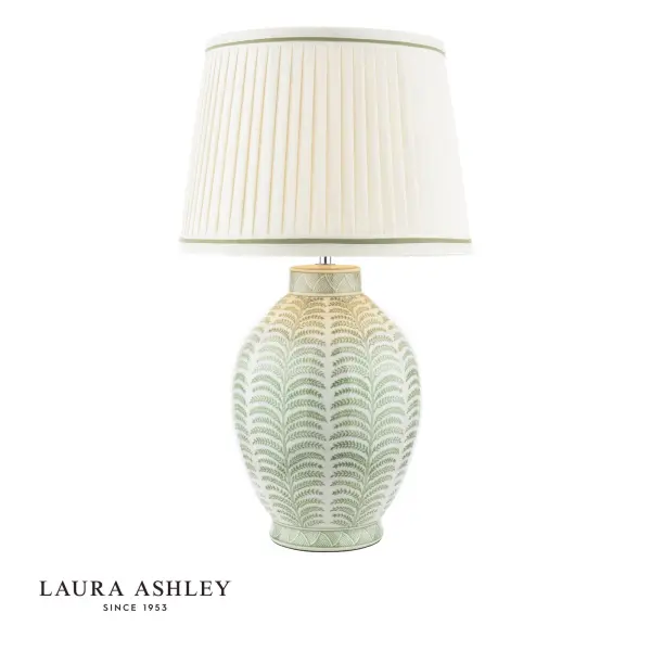 Stannard Green Table Lamp C/W Shade