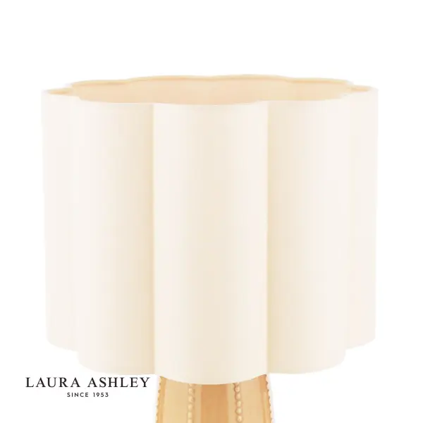 Littleton Yellow Ceramic Table Lamp C/W Shade