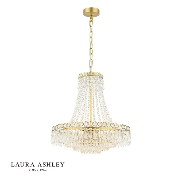 Enid Small Antique Brass Chandelier