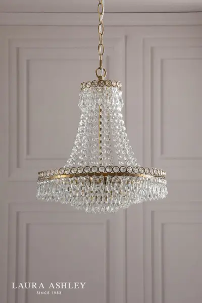Enid Small Antique Brass Chandelier