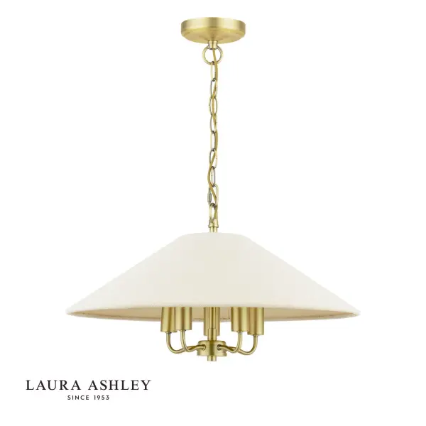 Harland 5 Light Antique Brass Pendant