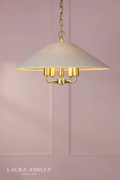 Harland 5 Light Antique Brass Pendant