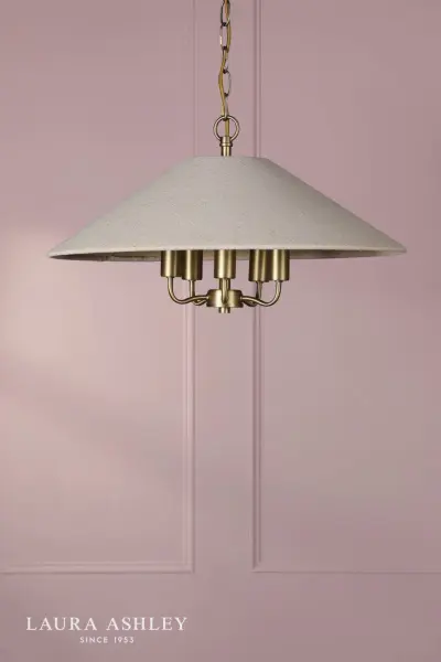 Harland 5 Light Antique Brass Pendant