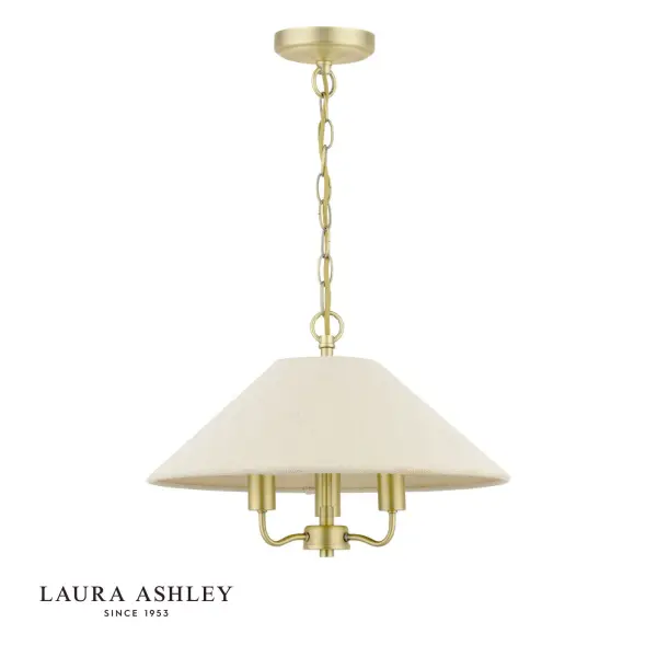 Harland 3 Light Antique Brass Pendant