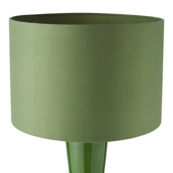 Lagle Green Table Lamp C/W Shade