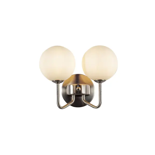 Lando Satin Chrome Double Wall Light