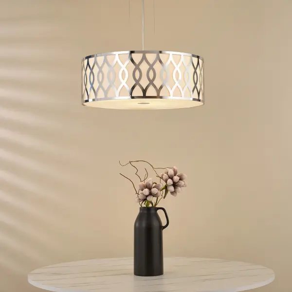 Locryn 4 Light Polished Chrome Pendant