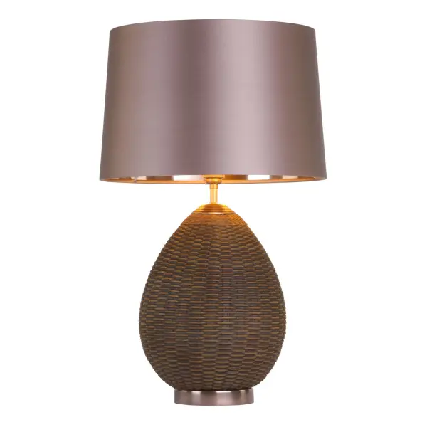 Lombok Rattan Table Lamp Base Only