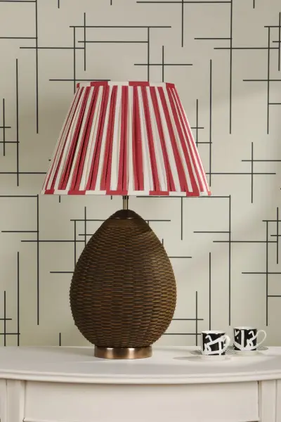Lombok Rattan Table Lamp Base Only