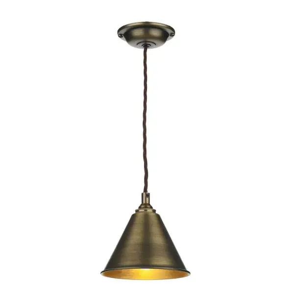 London Pendant Antique Brass