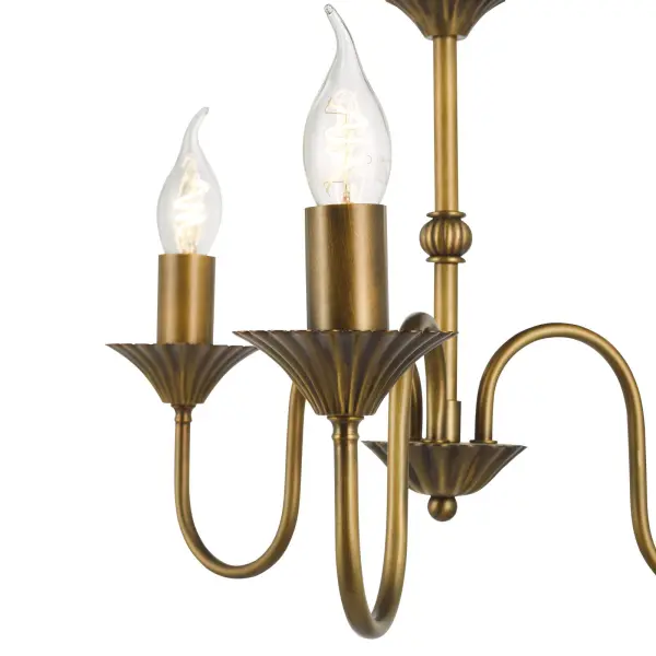 Lydian 3 Light Antique Bronze Pendant