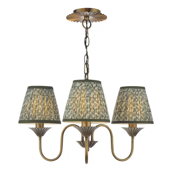 Lydian 3 Light Antique Bronze Pendant