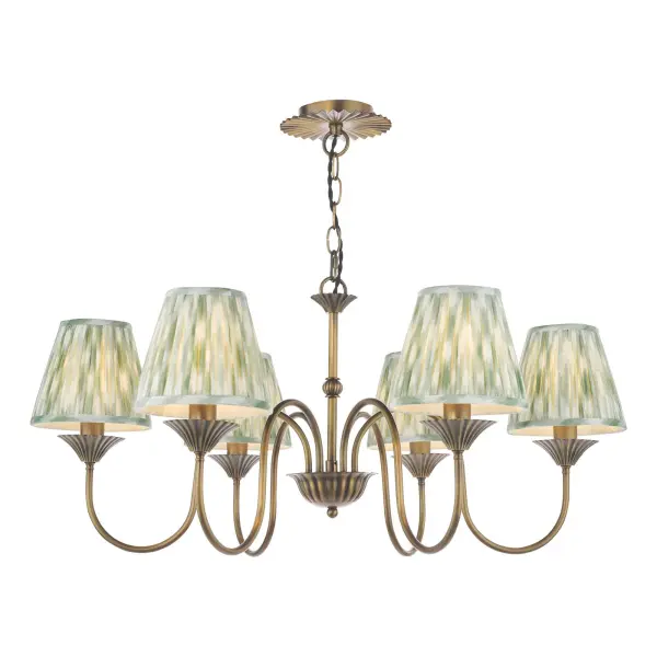Lydian 6 Light Antique Bronze Pendant