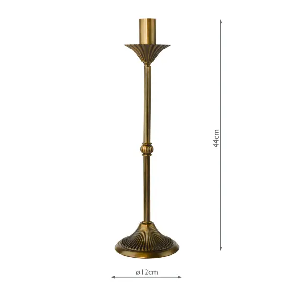 Lydian Antique Bronze Table Lamp Base Only