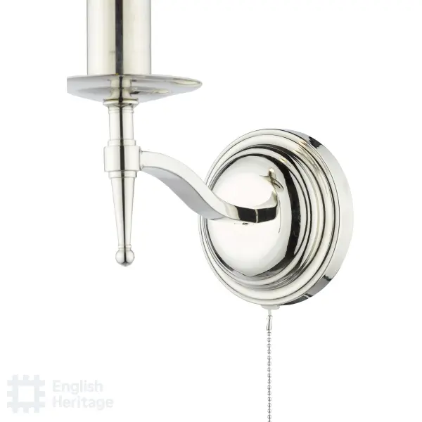 Marble Hill Polished Nickel Wall Light