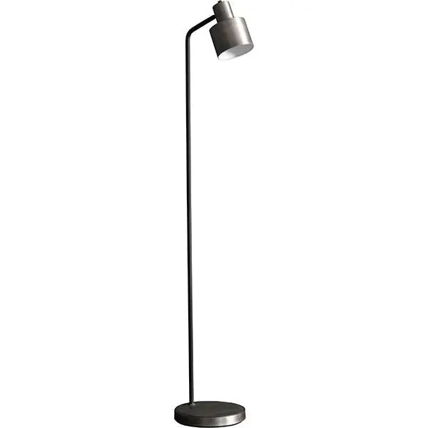 Mayfield Brushed Silver Floor Lamp