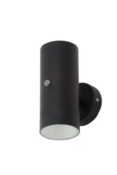 Melo Black Up & Down Light with a Photocell Sensor IP65