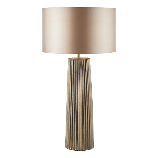Myla Bronze Ceramic Table Lamp C/W Shade