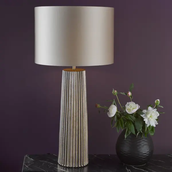 Myla Bronze Ceramic Table Lamp C/W Shade