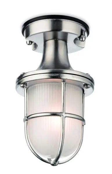 Nautic Outdoor Light in Nickel Finish IP54
