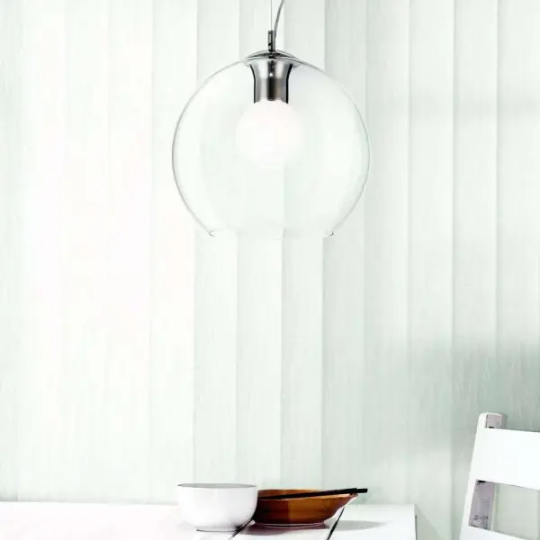 Nemo Clear 400mm Glass Globe Pendant