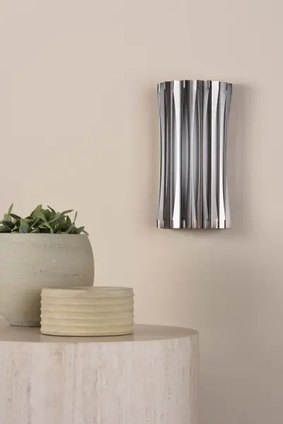 Netra 2 Light Satin Bronze & Ivory Wall Fitting