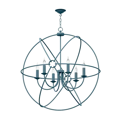 Orb Bespoke 6 Light 900mm Pendant (Choice of Colours)