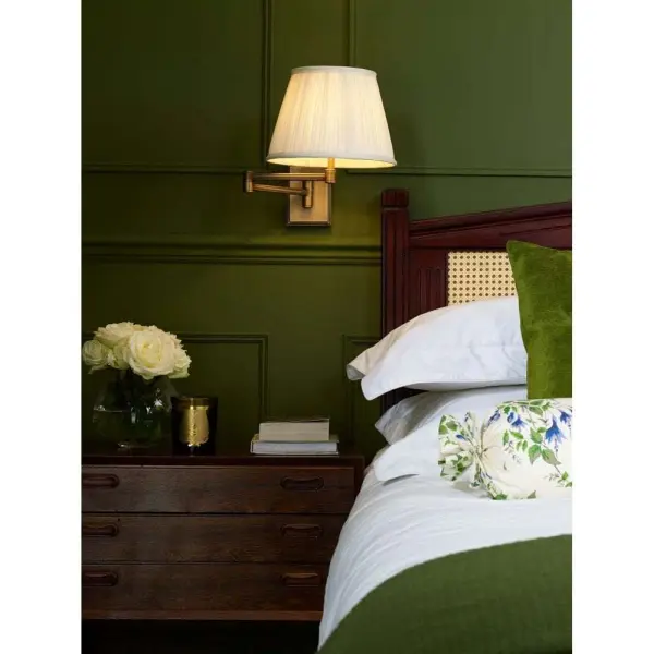 Pimlico Solid Brass Swing Arm Wall Light