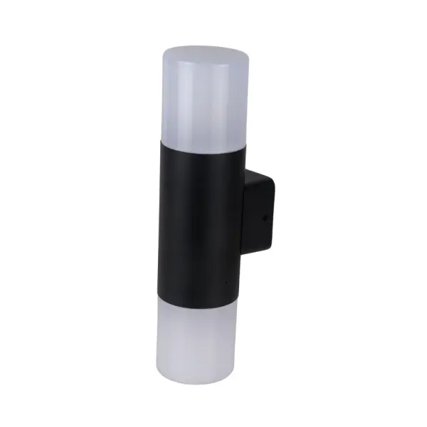 Piper Up & Down Black Wall Light IP44