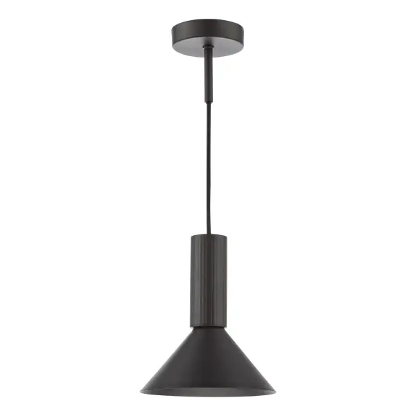 Ragnar Satin Black Pendant/Wall Light