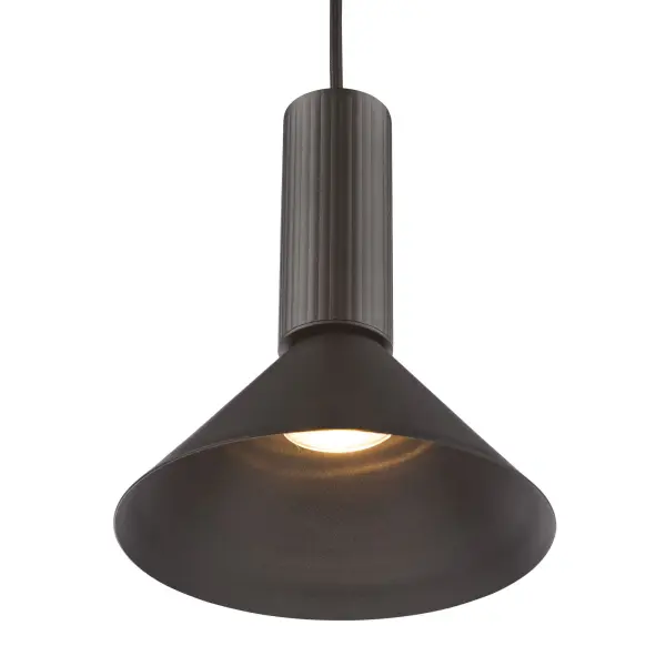Ragnar Satin Black Pendant/Wall Light