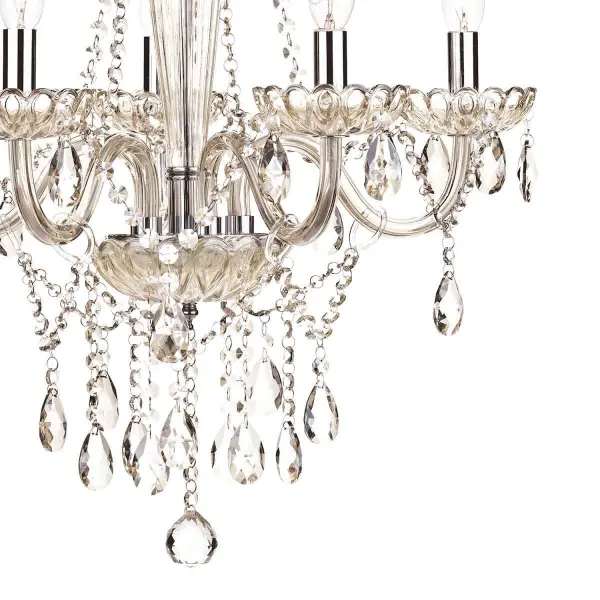 Raphael 5-Light Chrome Pendant