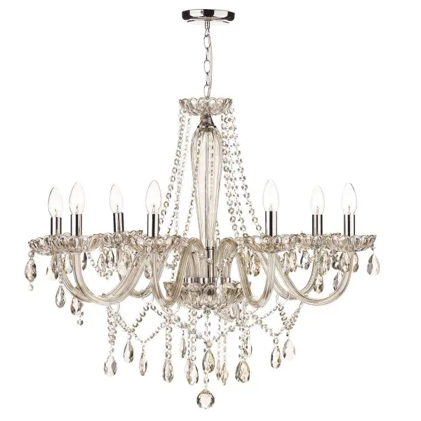 Raphael 8-Light Chrome Pendant