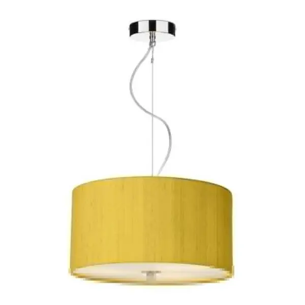Renoir 40CM 3 Light Pendant Complete with Bespoke Silk Shade