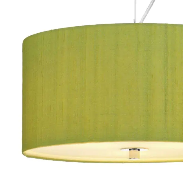 Renoir 40CM 3 Light Pendant Complete with Bespoke Silk Shade