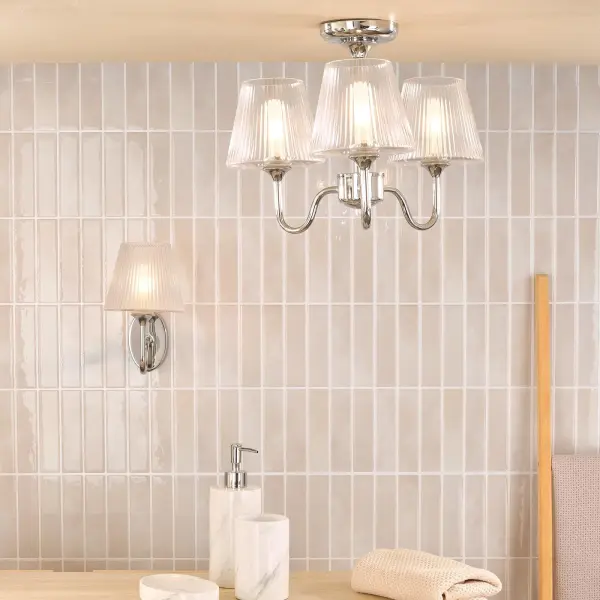 Rimaz Polished Chrome Wall Light IP44