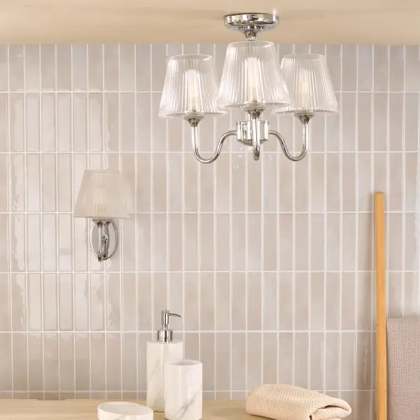 Rimaz Polished Chrome Wall Light IP44
