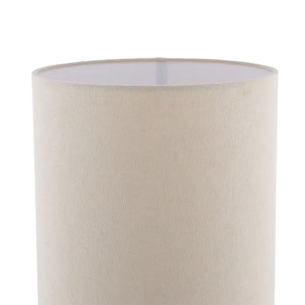 Roetta White & Grey Floor Lamp C/W Shade