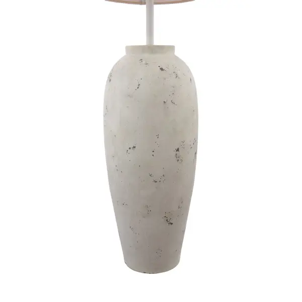 Roetta White & Grey Floor Lamp C/W Shade