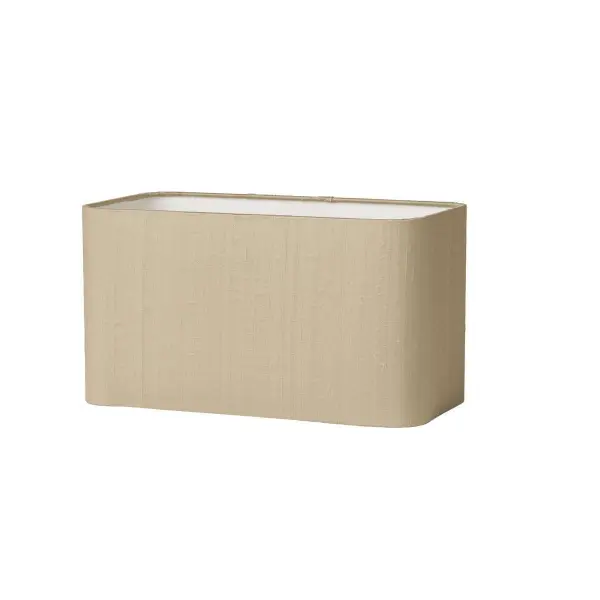 Zoffany 35CM Rounded Rectangle 100% Silk Shade with Colour Options