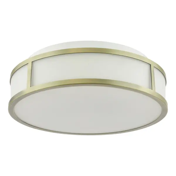 Royce Antique Brass Flush Fitting IP44