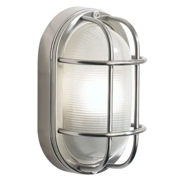 Salcombe Small Oval Steel Wall Light IP44