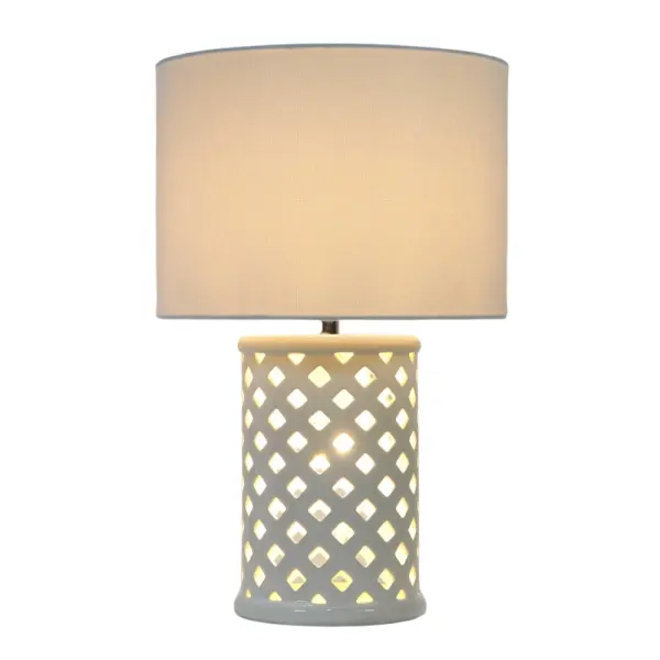 Samon Ceramic Table Lamp C/W Shade