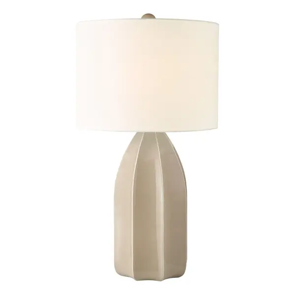 Saundra Taupe Table Lamp C/W Shade
